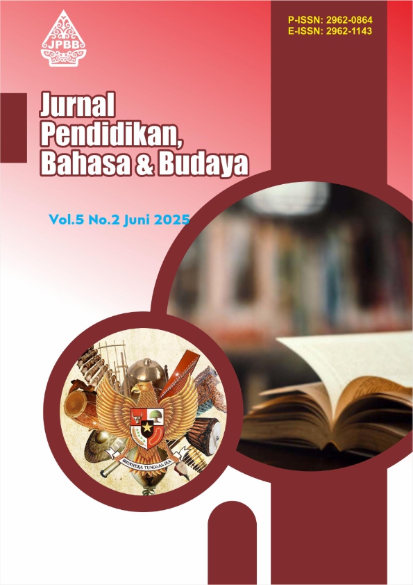 					View Vol. 5 No. 2 (2026): Juni: Jurnal Pendidikan, Bahasa dan Budaya
				