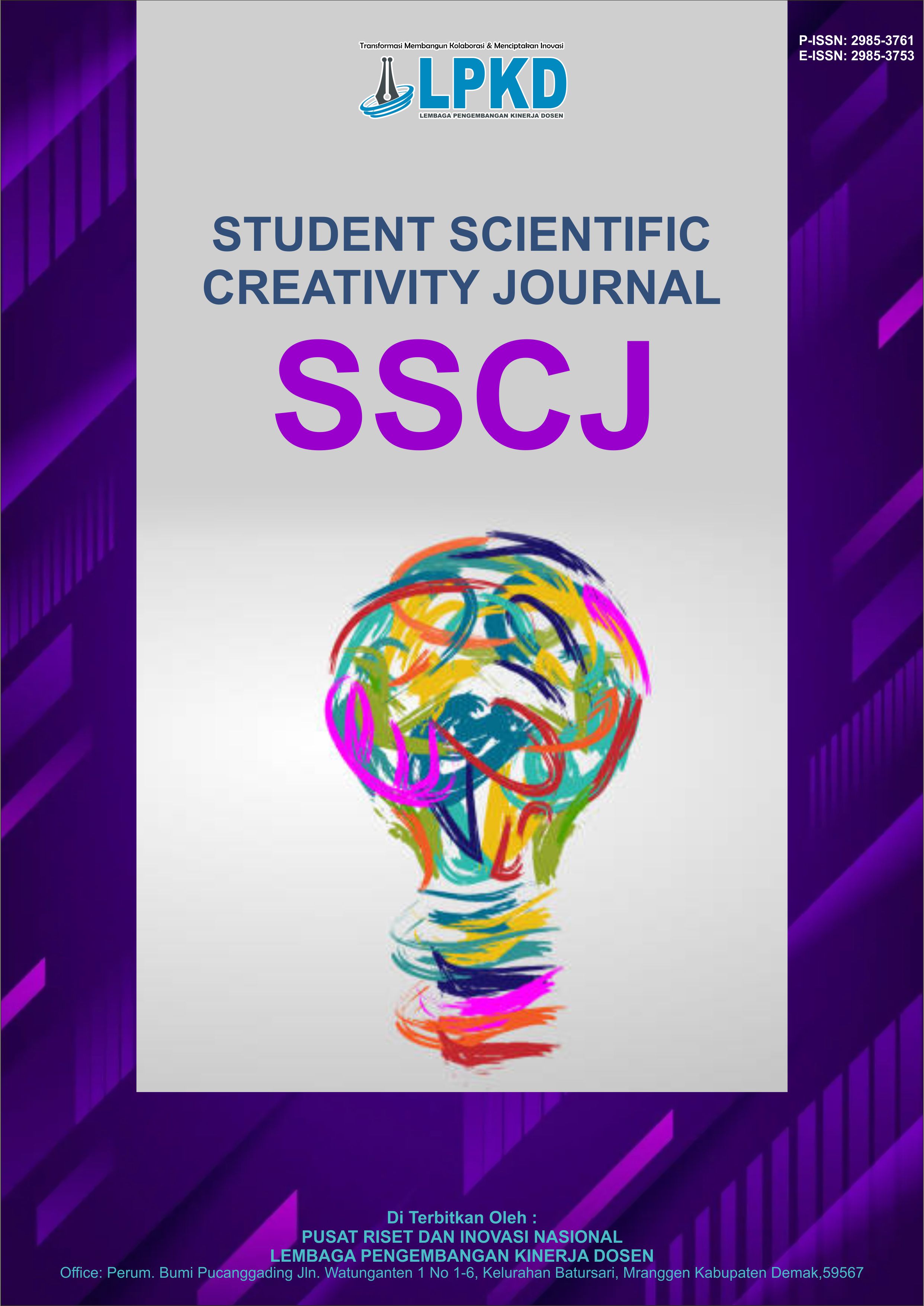 					View Vol. 4 No. 3 (2026): Student Scientific Creativity Journal
				